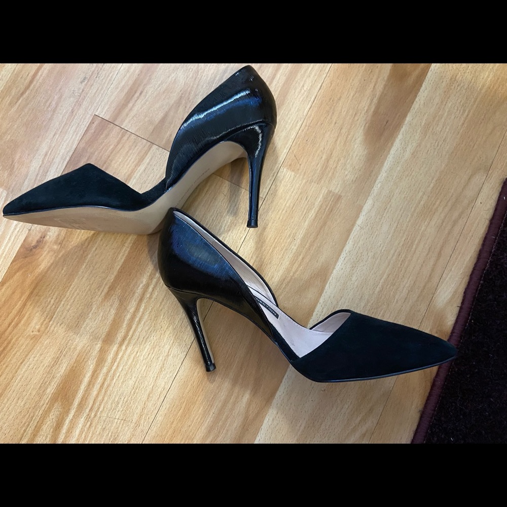 French connection Ellecia 7.5 Suede &Leather heels